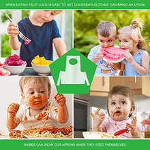 Load image into Gallery viewer, 100Pieces Disposable Aprons Plastic Aprons for Kids Small Clear Polythene Waterproof Great for Painting, Cooking, Age 4-12 (26&quot;x21.6&quot;)
