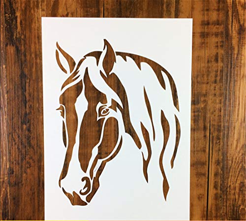 Zzooi Horse Painting Airbrush Stencil for DIY Gifts DIY Shirts DIY Kids Room Wall Painting