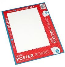 Load image into Gallery viewer, U-Create Ucreate White Poster Board, 11&quot; x 14&quot;, 5 Pack (13825)
