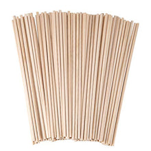 Load image into Gallery viewer, Senkary Wooden Dowel Rods 1/8 x 6 Inch Unfinished Natural Wood Craft Dowel Rods, 100 Pieces
