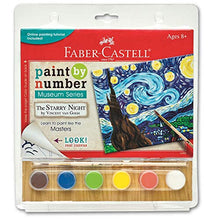 Load image into Gallery viewer, Faber-Castell Paint by# Museum Series - Vincent Van Gogh, The Starry Night - Paint by Numbers for Adult Beginners &amp; Young Artists
