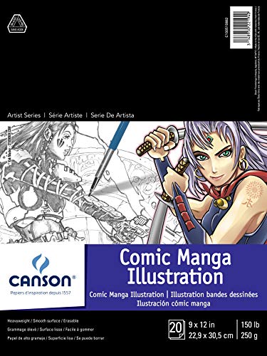 Canson Artist Series Comic Manga Illustration Pad, 9
