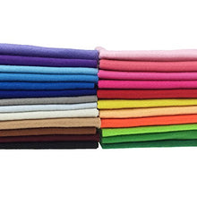 Load image into Gallery viewer, 24pcs Thick 1.4mm Soft Felt Fabric Sheet Assorted Color Felt Pack DIY Craft Sewing Squares Nonwoven Patchwork (1515cm)
