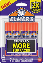 Load image into Gallery viewer, Elmer’s Extra Strength School Glue Sticks, Washable, 6 Gram, 4 Count
