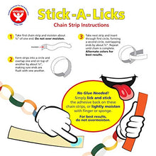 Load image into Gallery viewer, Hygloss Stick-A-Licks-Chain Arts &amp; Crafts-Classroom Activities-Fun for Kids-Super Strips-Size 1” x 8” -100 Pcs, Bright Assorted Colors
