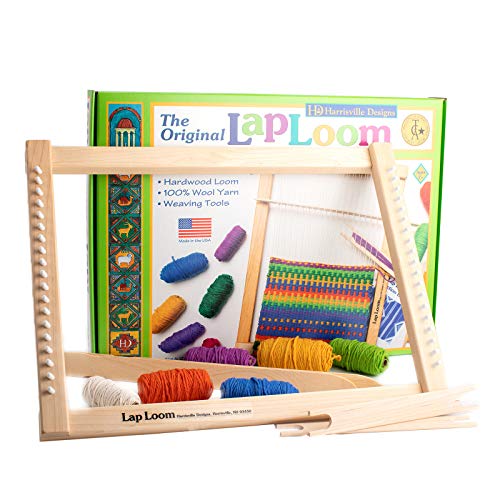 Harrisville Designs Lap Loom Kit, Hand Weaving for Kids and Adults (Style A)