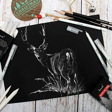 Load image into Gallery viewer, White Gel Pen Set - 0.8 mm Extra Fine Point Pens Gel Ink Pens for Black Paper Drawing, Sketching, Illustration, Card Making, Bullet Journaling, Pack of 6
