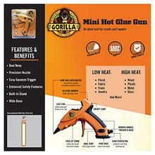 Load image into Gallery viewer, Gorilla Dual Temp Mini Hot Glue Gun Kit with 30 Hot Glue Sticks, (Pack of 1)
