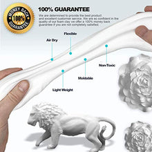 Load image into Gallery viewer, Foam Clay Moldable Cosplay Air Dry by Pixiss (300 Gram White) – High Density and Perfect for Intricate Designs | Air Dry to Perfection | Great for Cutting with Knife or Rotary Tool, Sanding or Shaping
