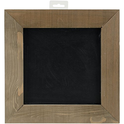 Hampton Art Jillibean Soup Mix The Media Wood Framed Chalkboard-12 X12 Dark