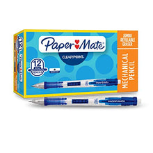 Load image into Gallery viewer, Paper Mate Clearpoint Mechanical Pencils, 0.7 mm #2 Pencil | Pencils for School Supplies, Blue Barrels, 12 Count

