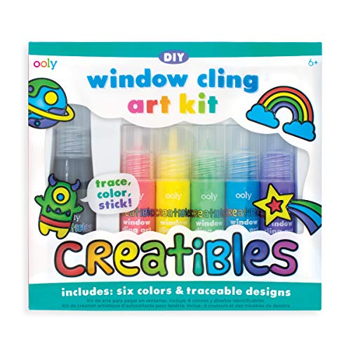 Creatibles DIY Window Cling Art Kit - 7 Piece Set