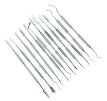 Load image into Gallery viewer, SE 12-Piece Stainless Steel Wax Carvers Set - DD312
