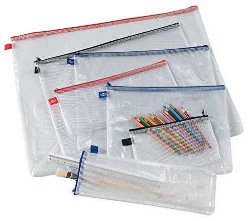 Alvin, NB515, PVC Mesh Kit Bag, Zippered Top - 5