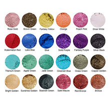 Load image into Gallery viewer, Epoxy Resin Dye - 24 Colors Mica Powder - Pigment Powder for Slime, Nail Polish, Epoxy Resin, Soap Colorant, Tumbler, Polymer Clay
