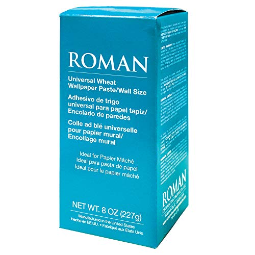 Roman Products 209701 ROMAN 2097018 oz. Universal Wheat Wallpaper Paste, 8 Oz, 330 Sq. Ft