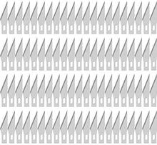 Load image into Gallery viewer, Exacto Knife Blades 100 Pack #11 Precision Knife Replacement Blades for Art and Craft Scrapbooking Supplies Caving Stencil
