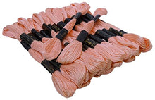 Load image into Gallery viewer, Anchor Cross Stitch Hand Embroidery Stranded Cotton Floss Thread 25 Skeins-Light Peach
