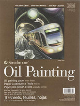 Load image into Gallery viewer, Strathmore (430-309) 400 Series Oil Painting Pad, 9&quot; x 12&quot;, Natural White, 10 Sheets
