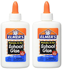 Load image into Gallery viewer, Elmers Washable No-Run School Glue, 4 oz, 1 Bottle (E304) - Pack of 2
