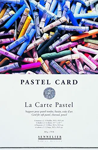Sennelier La Carte Pastel Pad 12x16 2 Sheets of 6 Colors
