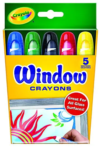 Crayola Washable Window Crayons - 5-count