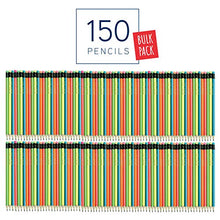 Load image into Gallery viewer, Premium Quality Pencils In Bulk 150 Neon #2 Sharpened Wood Pencils for Kids and Adults
