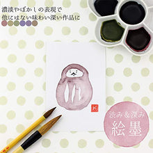 Load image into Gallery viewer, Boku-Undo E-Sumi Watercolor Paint 6 Colors Set from Japan
