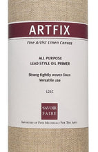 Load image into Gallery viewer, Artfix Museum Quality Mural Linen Roll 2x Oil Primed 85&quot; x 5.5yd
