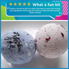 Load image into Gallery viewer, STMT D.I.Y. Bath Bombs Kit by Horizon Group USA, Mix &amp; Mold Your Own 5 Scented Bath Bombs Using Essential Oils, Dried Rose Petals &amp; More, Multicolored
