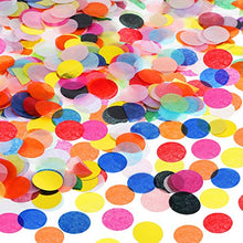 Load image into Gallery viewer, 20000 Pieces Paper Confetti Colorful Round Tissue Confetti for Birthday Wedding Baby Shower Table Decoration, 0.6 Inch
