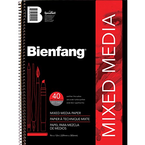 Bienfang Mixed Media Pad, 9 x 12 Inches