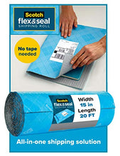 Load image into Gallery viewer, Scotch Flex and Seal Shipping Roll, 20 Ft x 15 in, Just Ship It, No Boxes, No Tape, Easy Packaging Alternative to Poly Mailers, Shipping Bags, Bubble Mailers, Padded Envelopes, Boxes (FS-1520)
