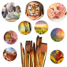 Load image into Gallery viewer, 18Pack Oil Paint Brushes Sets Professional Artist Acrylic Brush Kits for Canvas Painting Ceramic - 15 Sizes Brush 1 Standing Organizer 1 Mixing Knife 1 Watercolor Sponge
