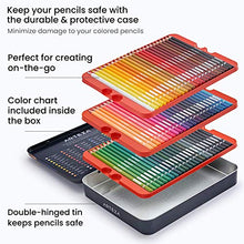 Load image into Gallery viewer, Arteza Colored Pencils, Professional Set of 72 Colors, Soft Wax-Based Cores, Art Supplies for Drawing Art, Sketching, Shading &amp; Coloring, Vibrant Artist Pencils for Beginners &amp; Pro Artists in Tin Box
