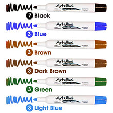 Load image into Gallery viewer, 40 Pack of Dry Erase Markers (12 ASSORTED COLORS WITH 7 EXTRA BLACK) - Thick Barrel Design - Perfect Pens For Writing on Whiteboards, Dry-Erase Boards, Mirrors, Windows, All White Board Surfaces
