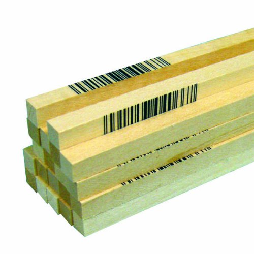 Midwest Products 4066 Micro-Cut Quality Basswood Strip Bundle, 0.25 x 0.25 x 24 Inch