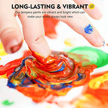 Load image into Gallery viewer, Washable Tempera Paint for Kids, Magicfly 30 Colors (2 oz Each) Liquid Poster Paint, Non-Toxic Kids Paint with Fluorescent Glitter Metallic Neon Colors for Finger Painting, Hobby Painters
