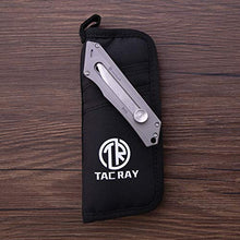 Load image into Gallery viewer, TACRAY Titanium Utility Knife, a Multi-Functional Box Cutter with Retractable and Replaceable Blade, Clip Knife for Daily Cutting Tasks
