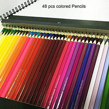 Load image into Gallery viewer, JS Colored Pencils, 48 Colors Set,Soft Core, Oil Based Leads, Nontoxic,Art Coloring Drawing Pencils for Adult Coloring Book, Sketch (Pack of 48)
