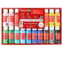 Load image into Gallery viewer, Craft Smart Acrylic Paint Set Value Pack, 16 Colors – All-Purpose Paint Kit for Beginners and Professionals
