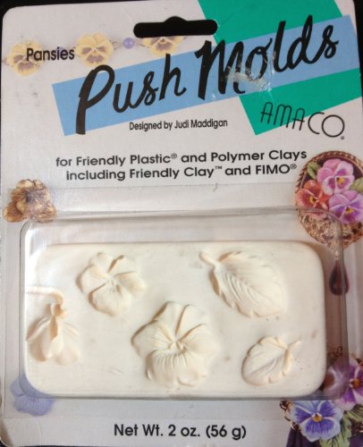 Roses Push Molds Designed by Judi Maddigan for Friendly Plastic & Polymer Clays