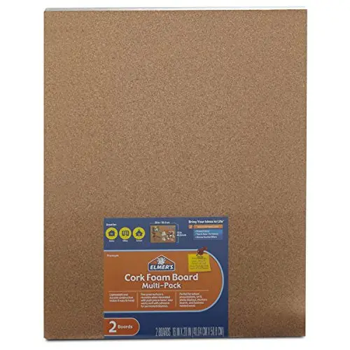 Elmer's 950086 Cork Foam Board, 16 x 20 Inches - 2-Count