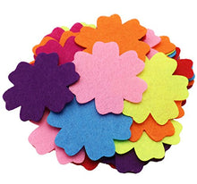 Load image into Gallery viewer, SOOKOO 5 Styles 150 PCS Assorted Color Felt Flowers for Art and Craft DIY Sewing Handcraft (Heart, Flower, Smile Face, Star, Crown)
