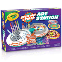 Load image into Gallery viewer, Crayola Spin &amp; Spiral Art Station, DIY Crafts, Toys for Boys &amp; Girls, Gift, Age 6, 7, 8, 9
