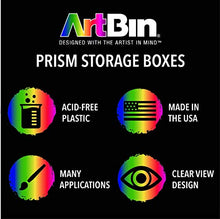 Load image into Gallery viewer, ArtBin 1118AB Prism 18 Compartment Box, Small Art &amp; Craft Organizer, [1] Plastic Storage Case, Clear, 11.5&quot; x 6.625&quot;
