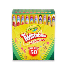 Load image into Gallery viewer, Crayola Twistables Crayons Coloring Set, Kids Indoor Activities At Home, 50 Count
