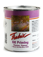 Load image into Gallery viewer, Fredrix Oil Priming - Titanium Dioxide quart can
