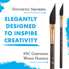 Load image into Gallery viewer, Princeton Artist Brush, Neptune Series 4750, Synthetic Squirrel Watercolor Paint Brush, Dagger Striper, Size 1/2 Inch
