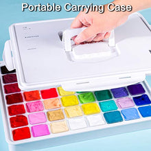 Load image into Gallery viewer, MIYA Gouache Paint Set, 56 Colors x 30ml Unique Jelly Cup Design in a Carrying Case Perfect for Artists, Students, Gouache Opaque Watercolor Painting

